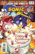 Sonic X #10 cover