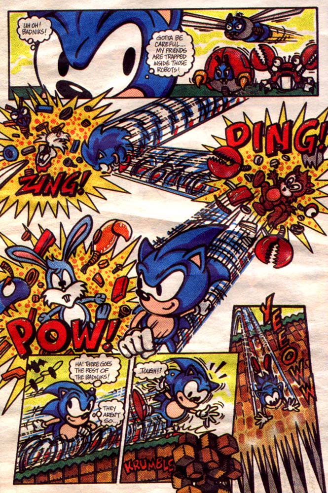 Sonic HQ Comics Info - Sega Promotional Comic