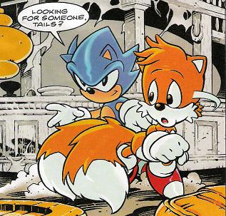 Tails first met Sonic when the Hedgehog saved his life by heaving him out o...