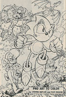 Sonic #62 Cover B/W