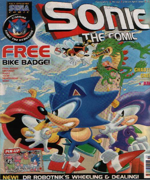 Sonic the Comic #153 Fleetway UK