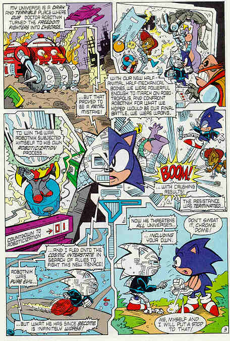 Sonic HQ: Project Sonic - The Comic Scans Page