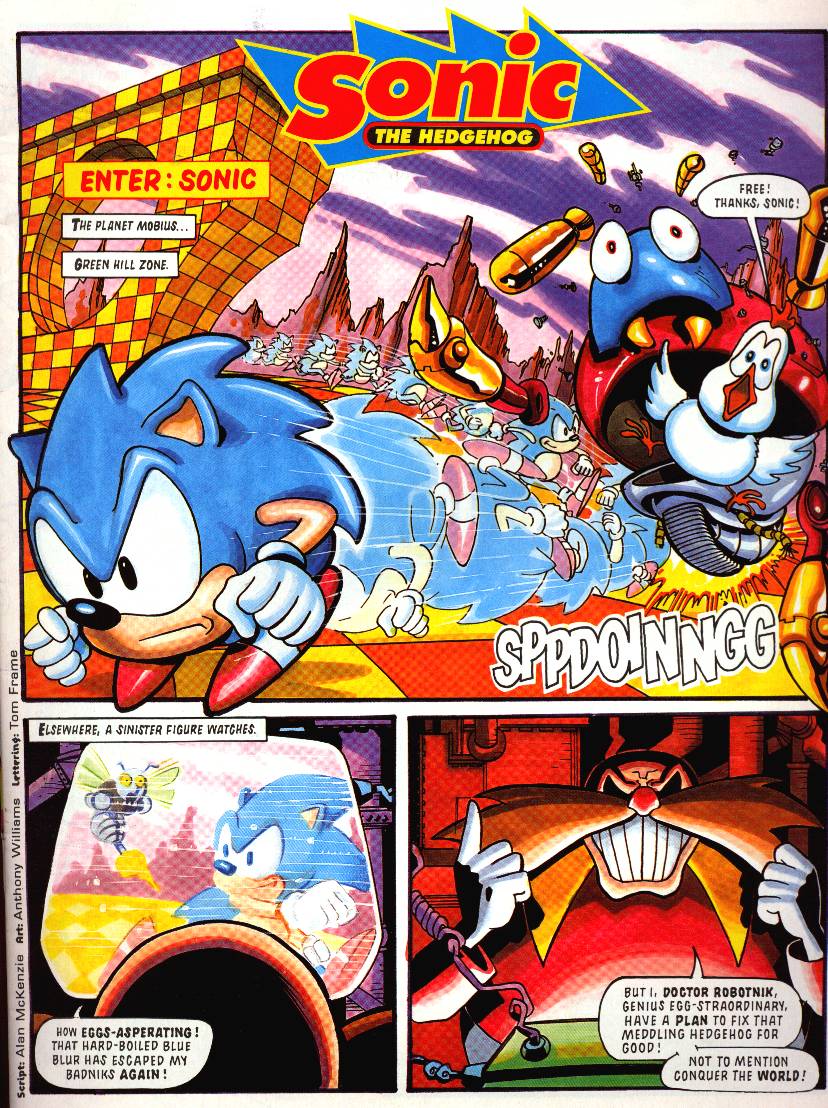 Sonic the Comic 204 A, Apr 2001 Comic Book by Fleetway