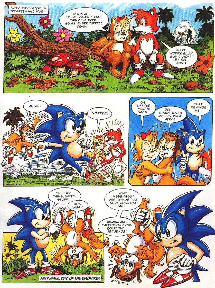 Sonic the Comic #127A FN; Fleetway Quality, includes Sonic transfers -  1998