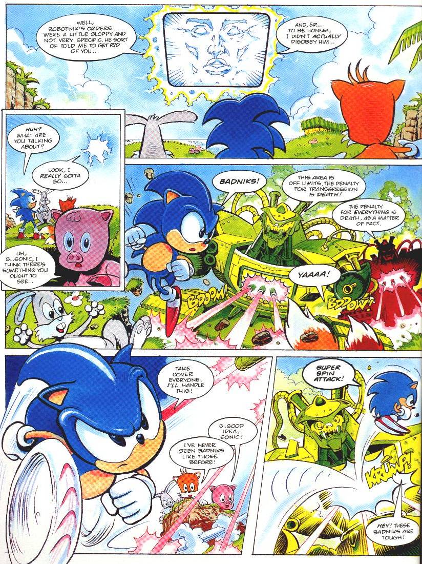 Sonic the Comic #127A FN; Fleetway Quality, includes Sonic transfers -  1998