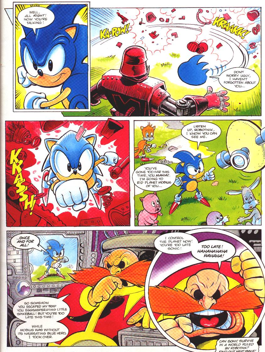 Sonic The Comic (SA1 Arc) : Fleetway : Free Download, Borrow, and