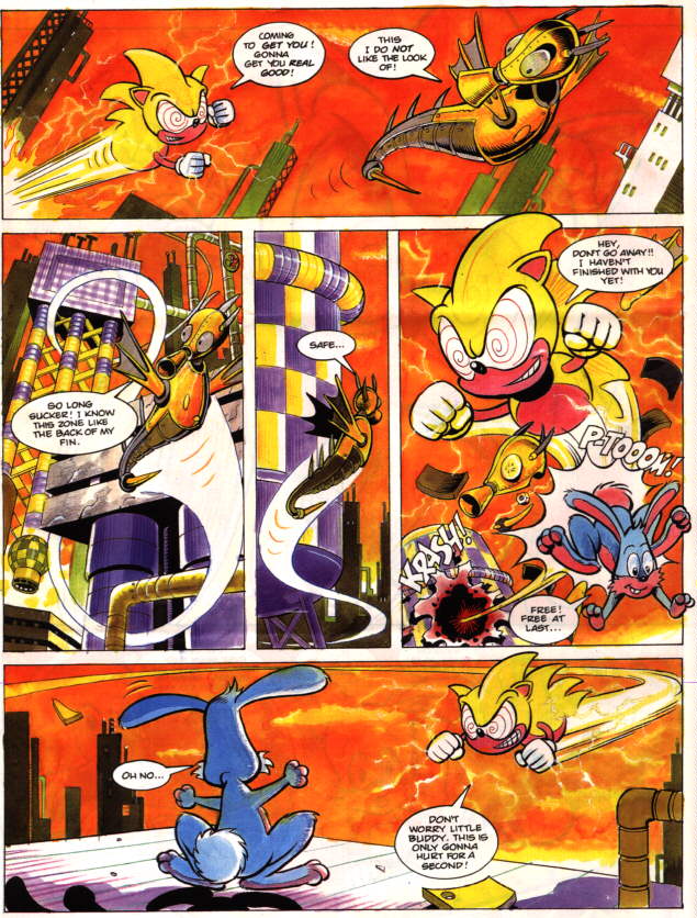 Sonic The Comic (SA1 Arc) : Fleetway : Free Download, Borrow, and