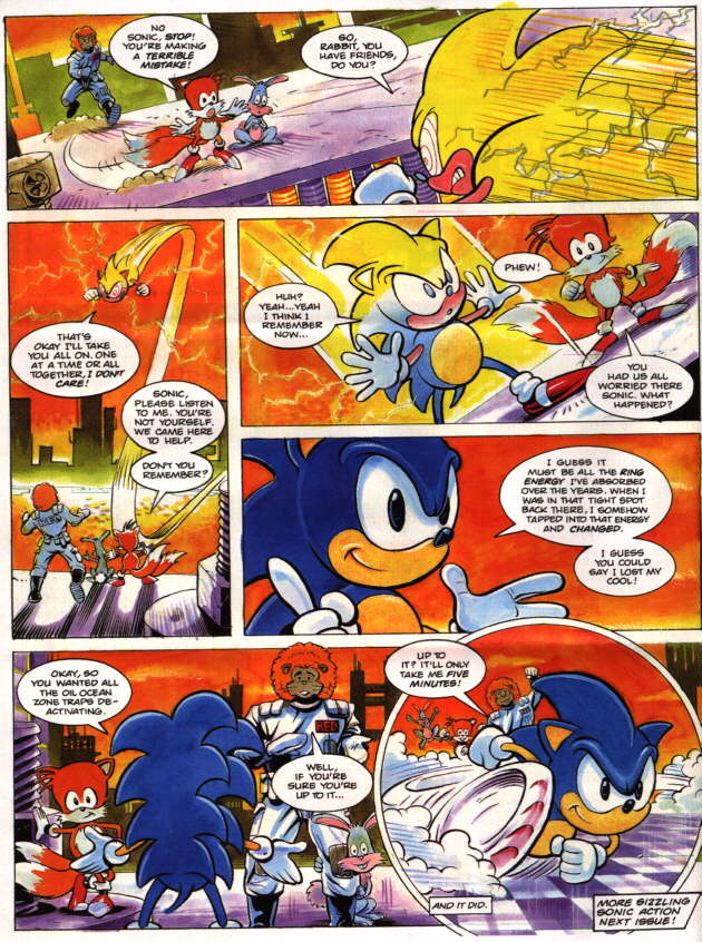 Sonic The Comic (SA1 Arc) : Fleetway : Free Download, Borrow, and